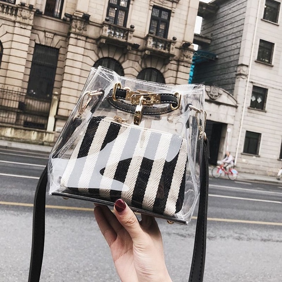 Handbags - 🐾NWT🐾Transparent Mini Shoulder Bag